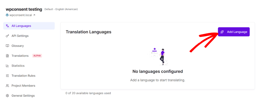 Add a new language