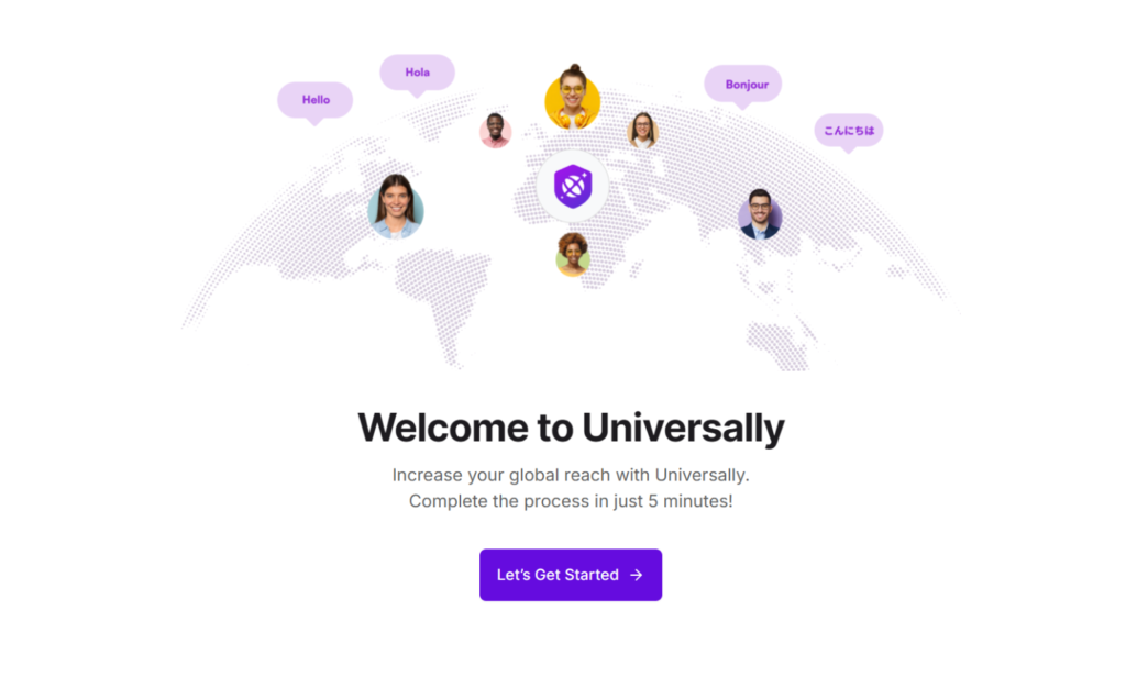 Connect Universally to WordPress wizard