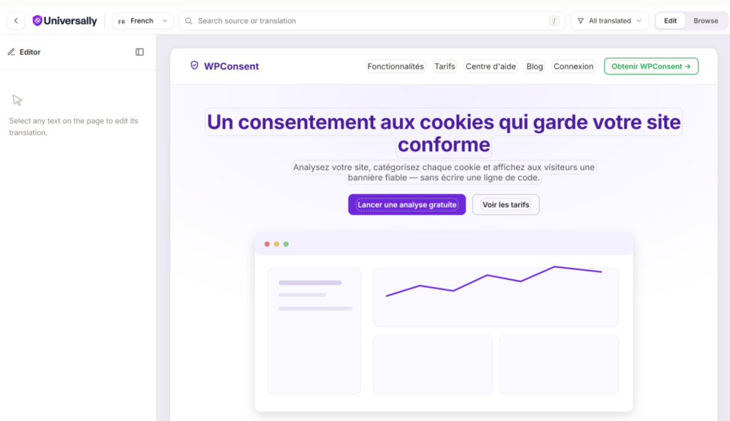 Constructeur visuel Universally