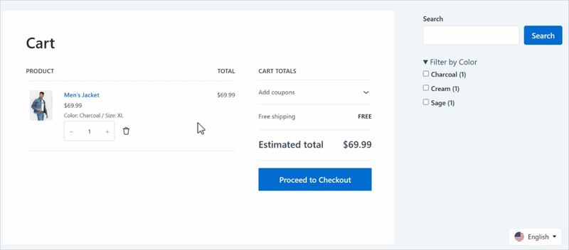 Traduction du panier et du paiement WooCommerce