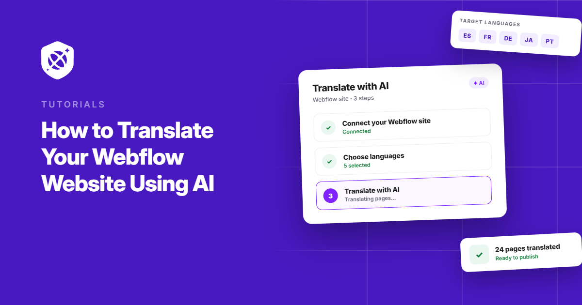 Translate Webflow using AI
