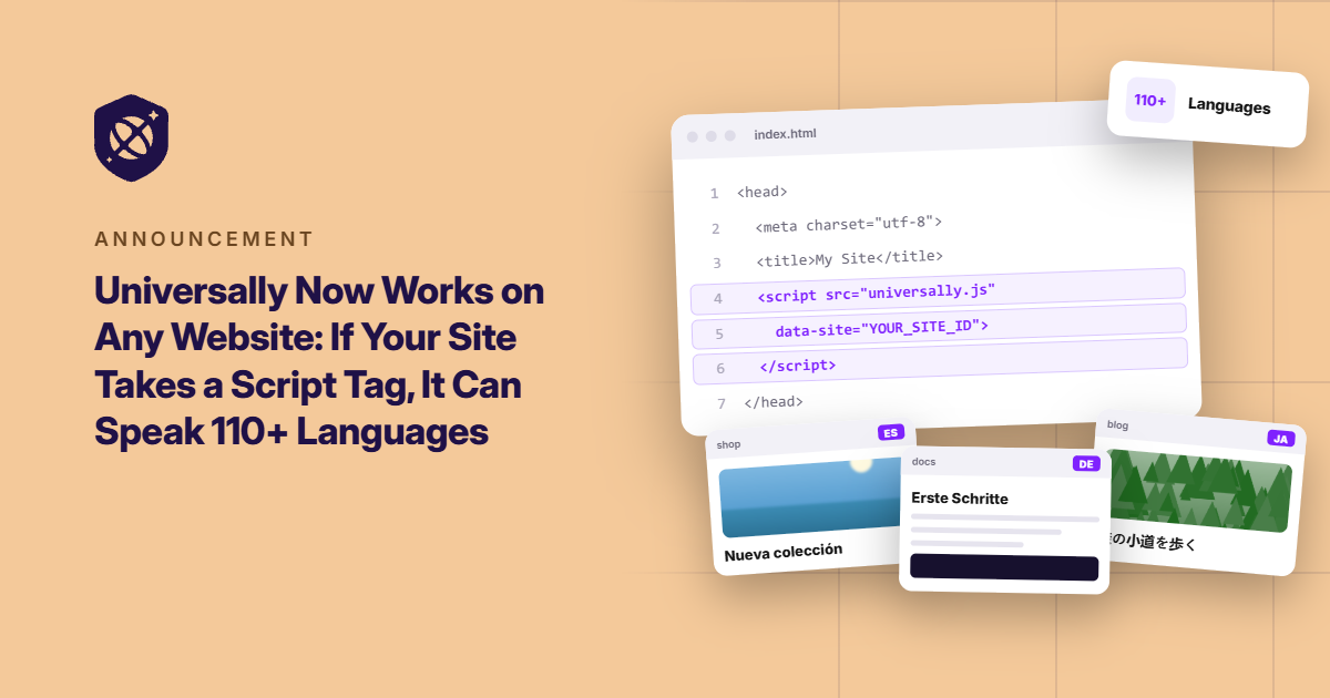 Universally for Any website