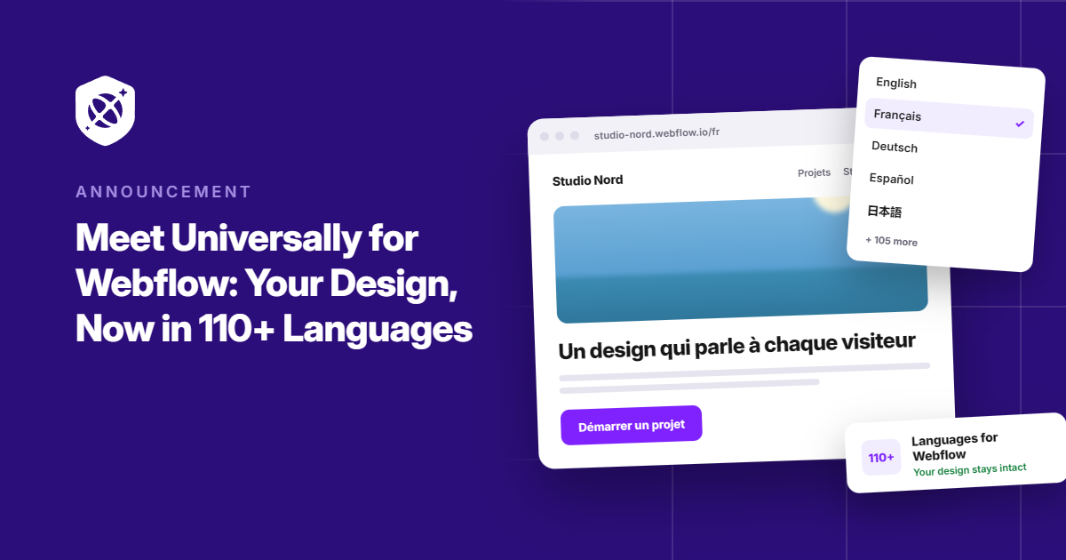 Introducing Universally for Webflow