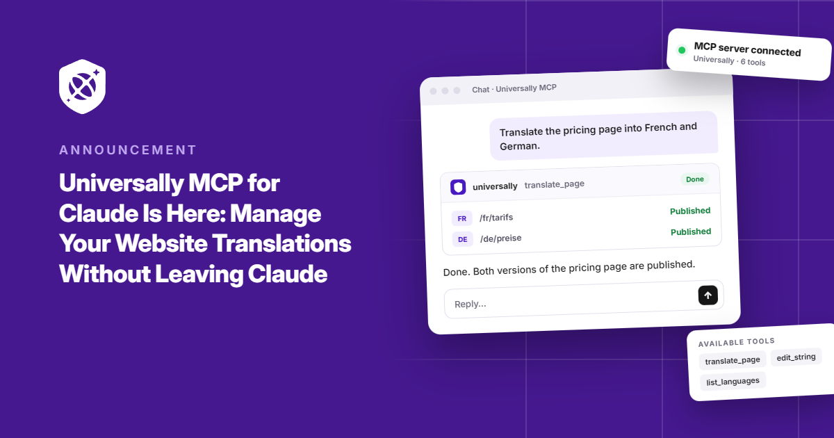Universally MCP for Claude is here